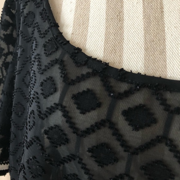 Torrid Semi Sheer Short Sleeve Blouse - Picture 4 of 7